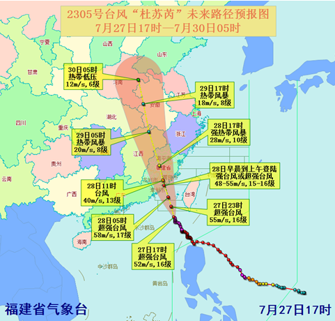“杜苏芮”重回超强台风级！预警升级！请注意防范的相关图片